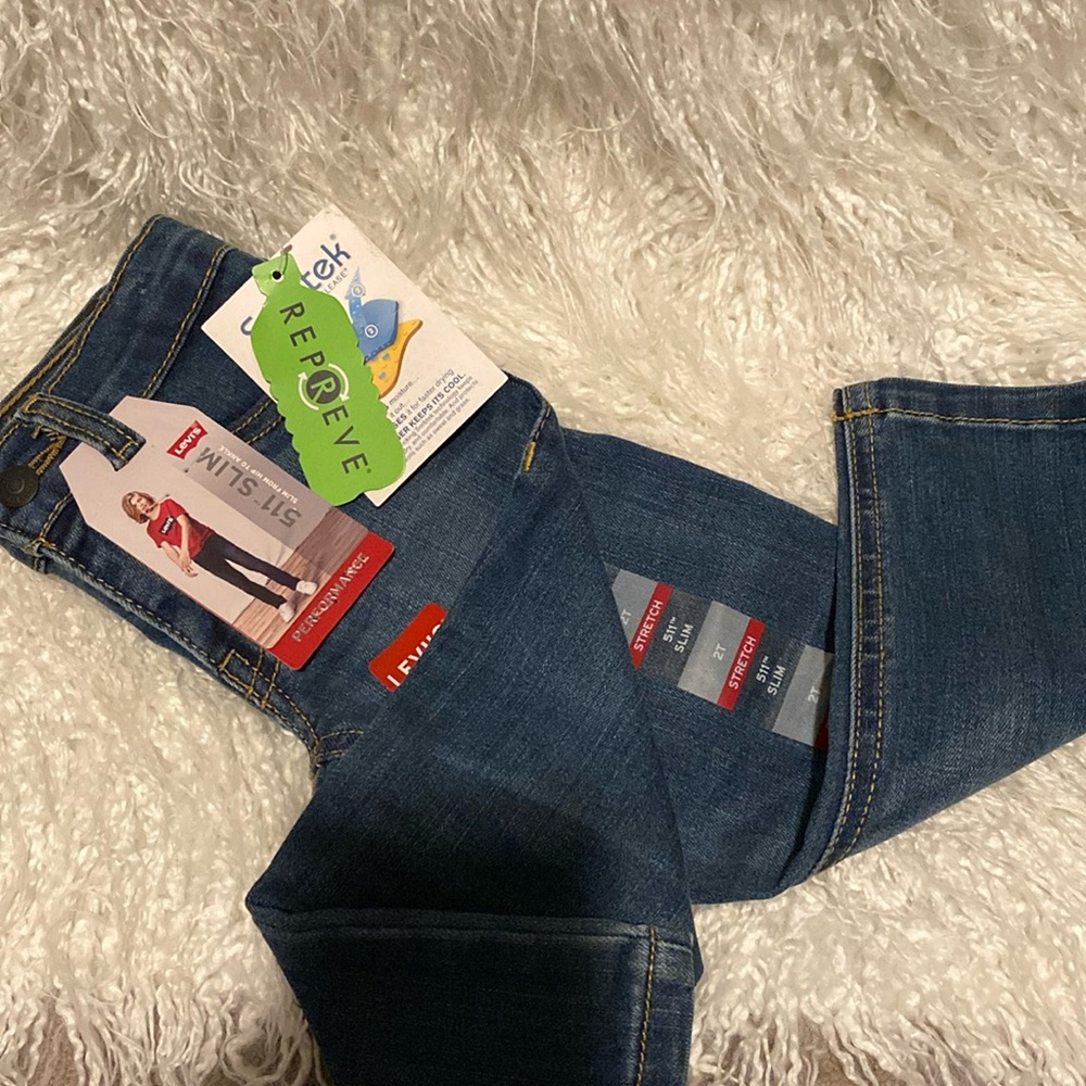 Levi’s 511™ -NEW- SLIM STRETCH JEANS TODDLER BOYS 2T - Picture 3 of 4